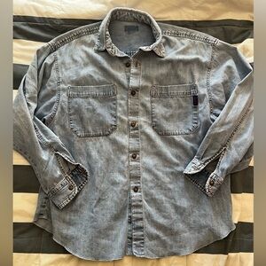 Vintage 80s/90s Guess denim buttondown shirt